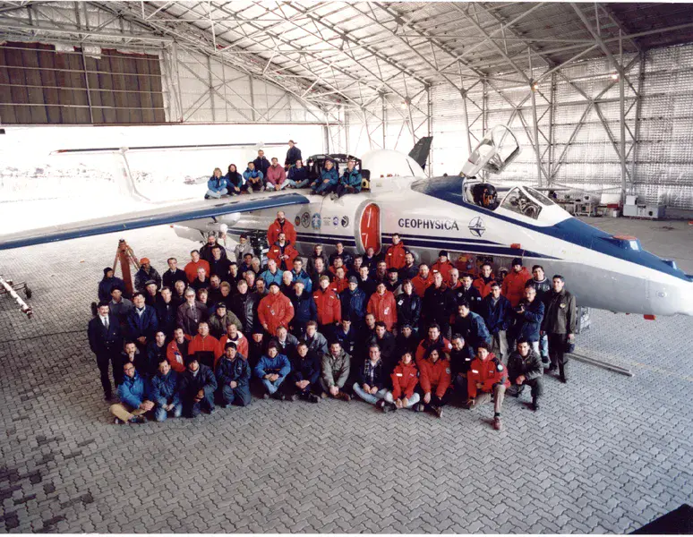 Airborne Polar Experiment - Geophysica Aircraft In Antractica