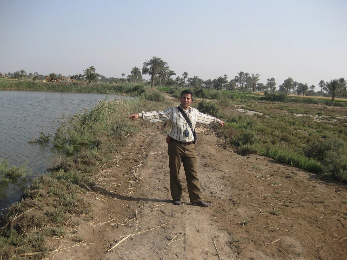 Convert saline soil to fish farm