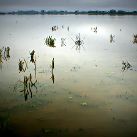 Wetland in Doñana, near El Rocío (SW Spain)