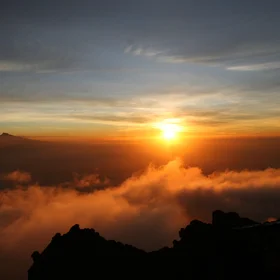 Kilimanjaro from Mount Meru
