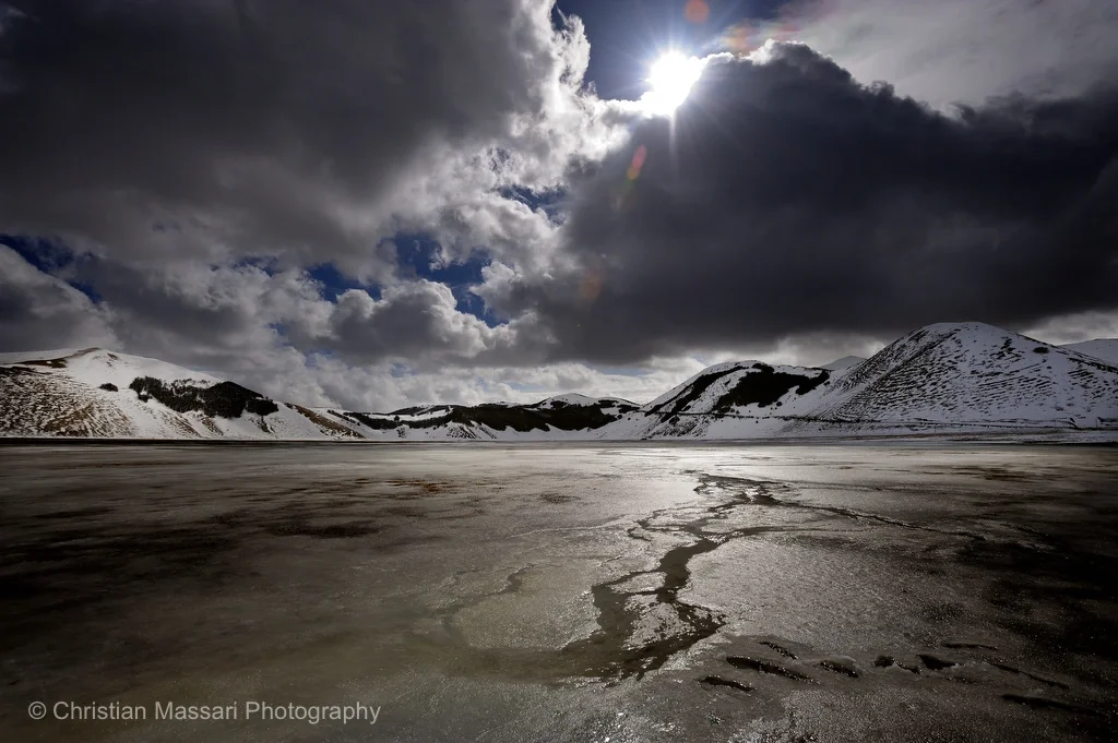 Snowmelt in Castelluccio