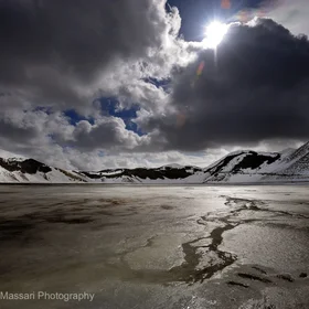 Snowmelt in Castelluccio