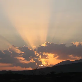 Afar sunrise in the Dabbahu rift segment