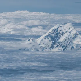 Tibet from plane