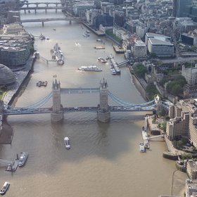 London Bridge from the air
