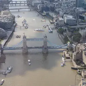 London Bridge from the air