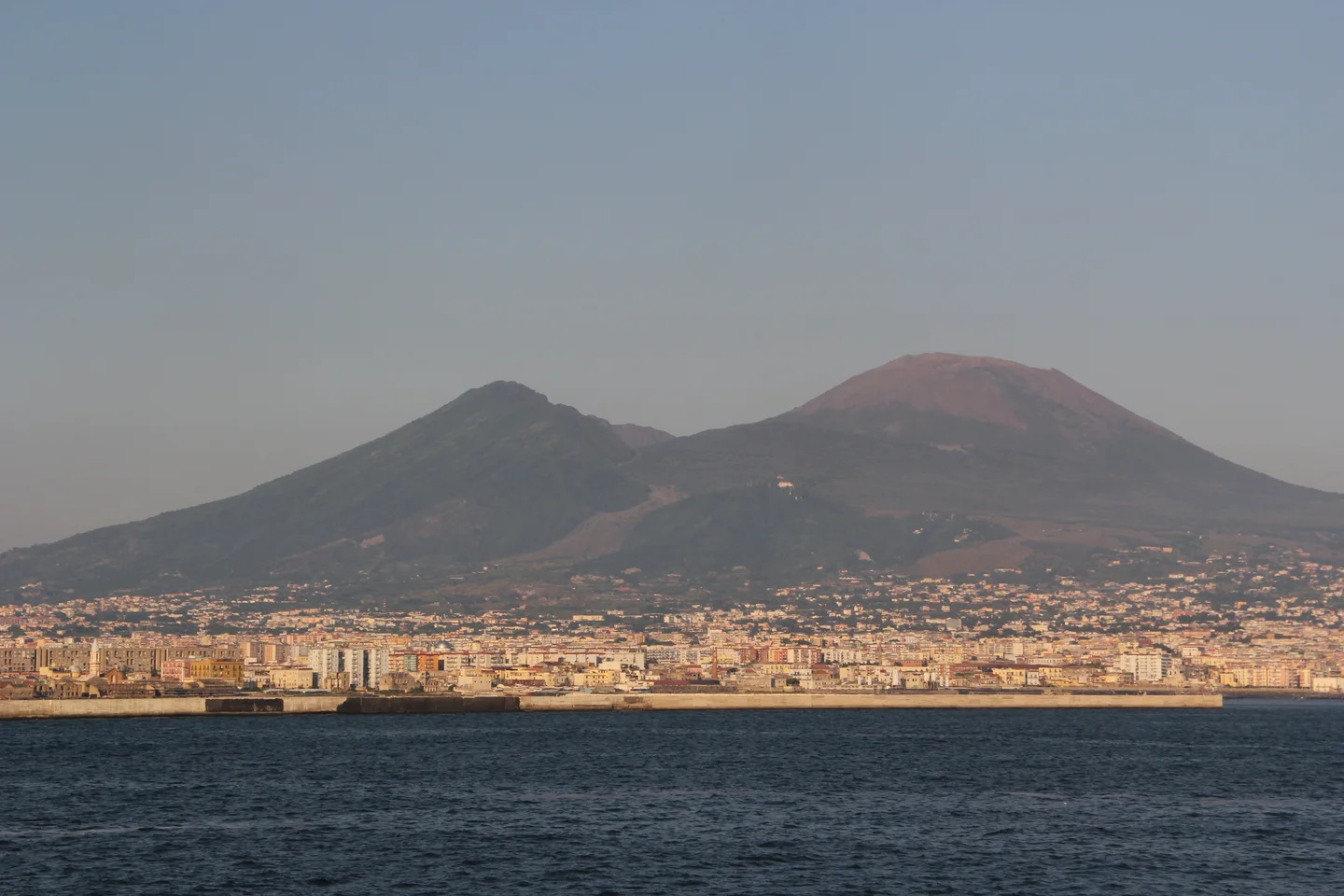 Vesuvius looms
