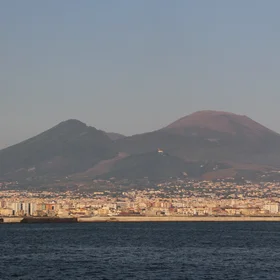 Vesuvius looms