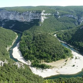Ardeche river gorges