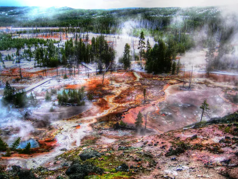 Artists' Paintpots of Yellowstone