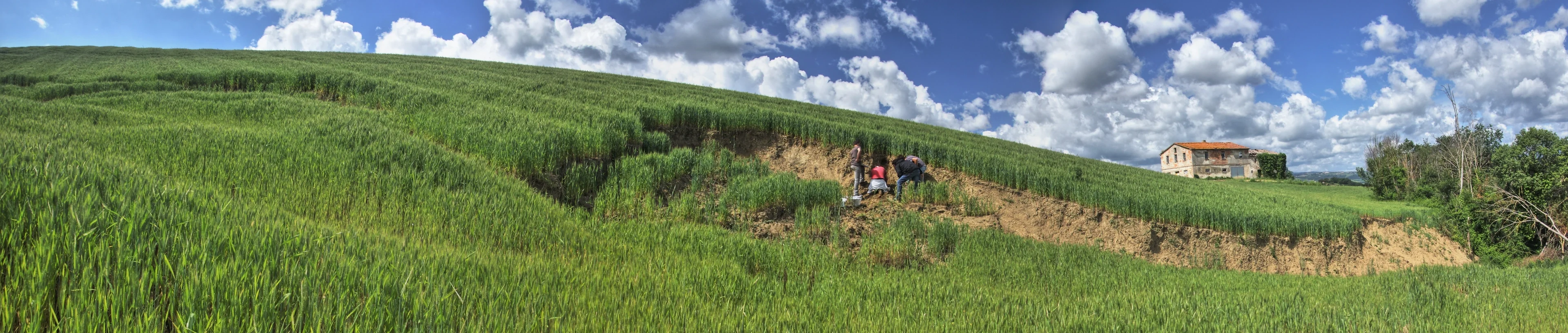 Landslide in the Collazzone Area