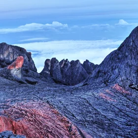 Summit area of Mount Kinabalu