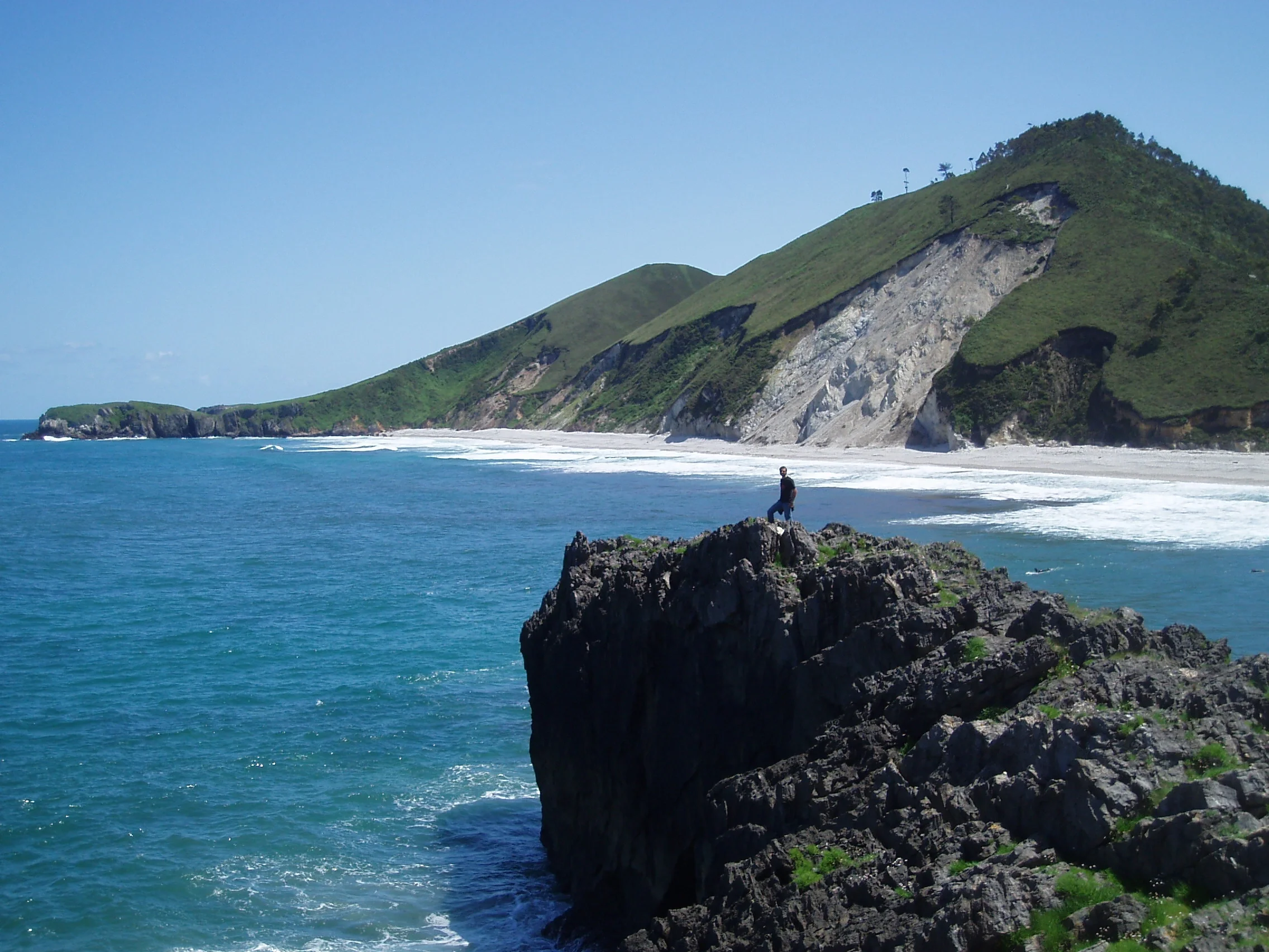 Landslide on the Cantabrian Sea
