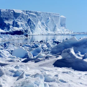 Untouched nature in the Antarctic