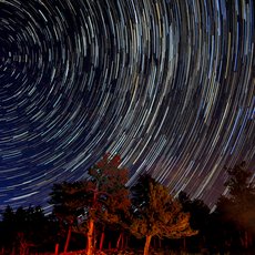 Star Trails in Rocky Mountain National Park by Martin Snow