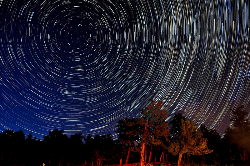 Star Trails in Rocky Mountain National Park