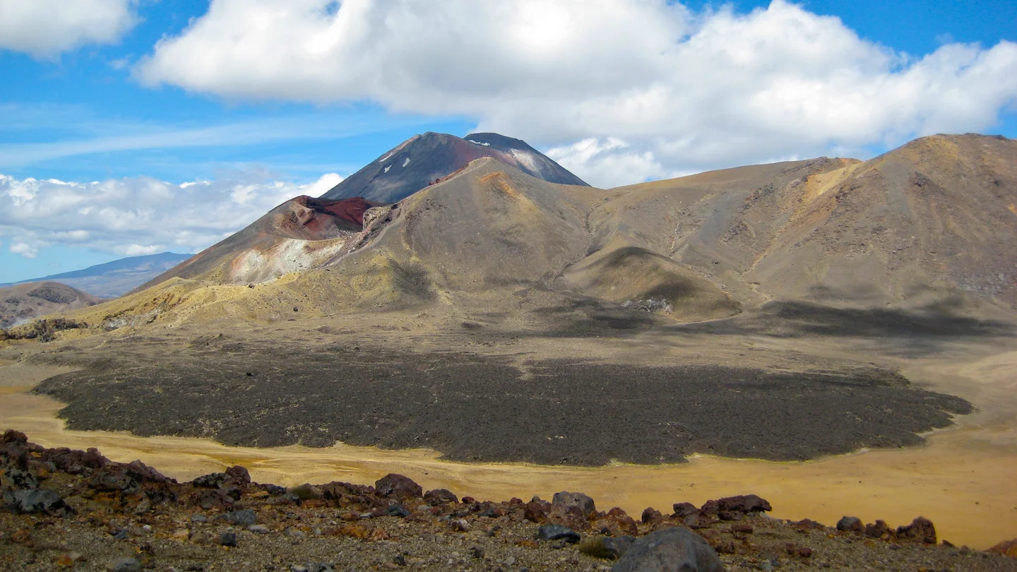 Lava flow, Tongariro National Park, NZ