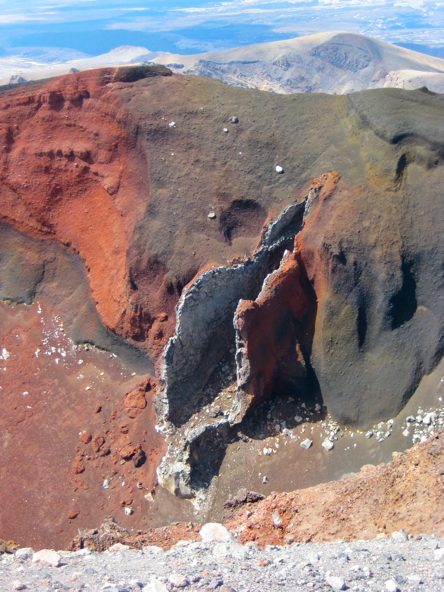 Rip in the Earth, Tongariro National Park, NZ