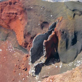 Rip in the Earth, Tongariro National Park, NZ