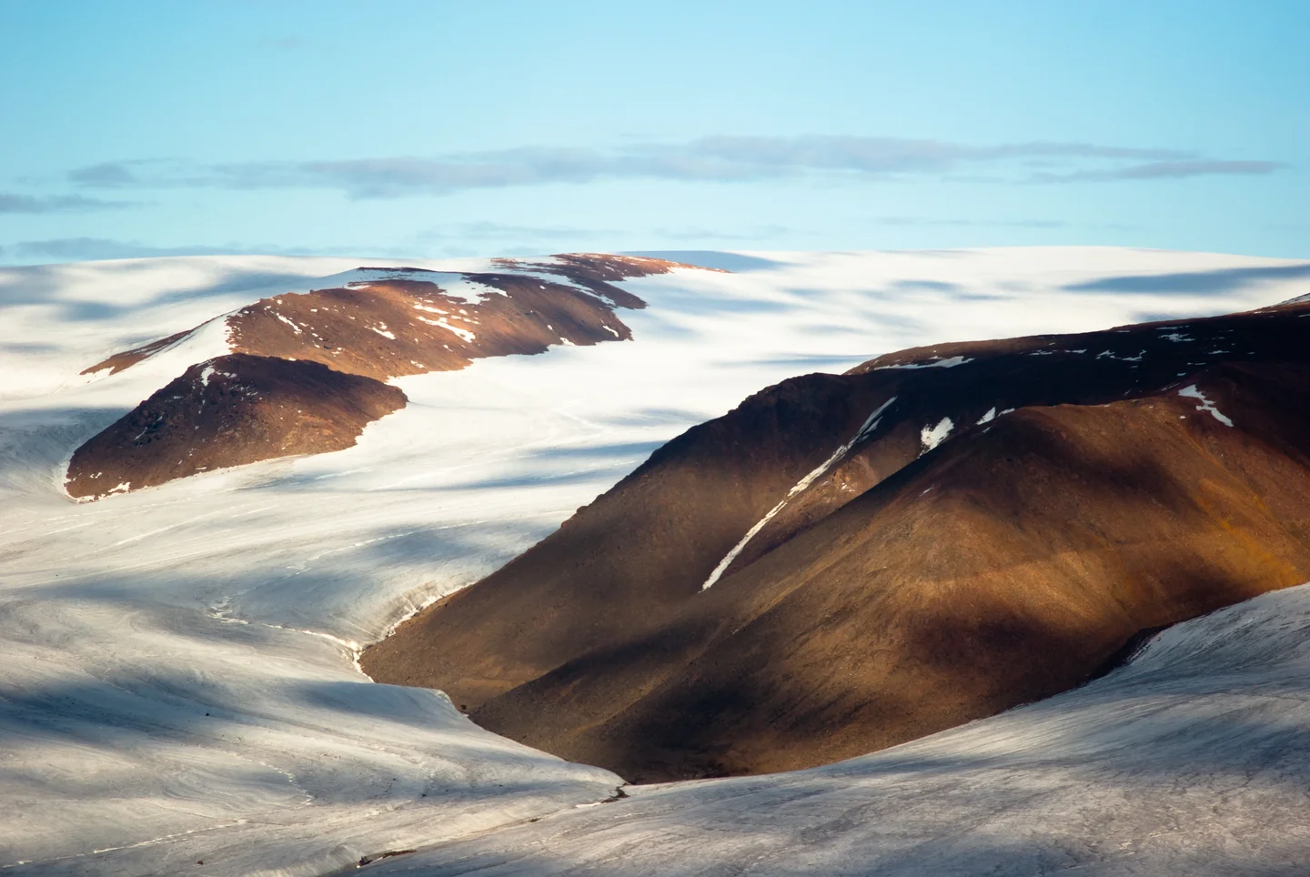 Cloud Shadows on Nunataks
