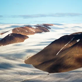 Cloud Shadows on Nunataks