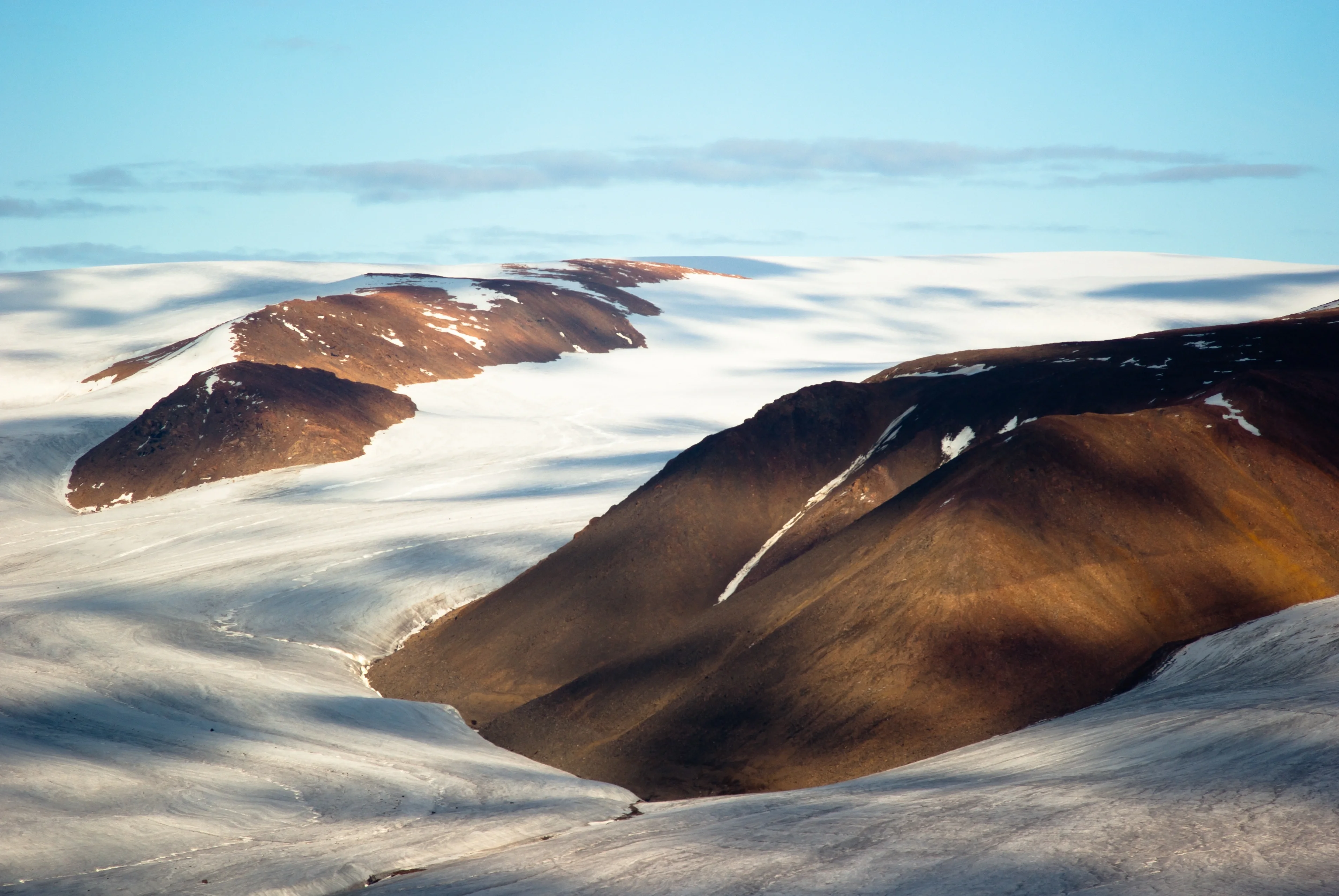 Cloud Shadows on Nunataks