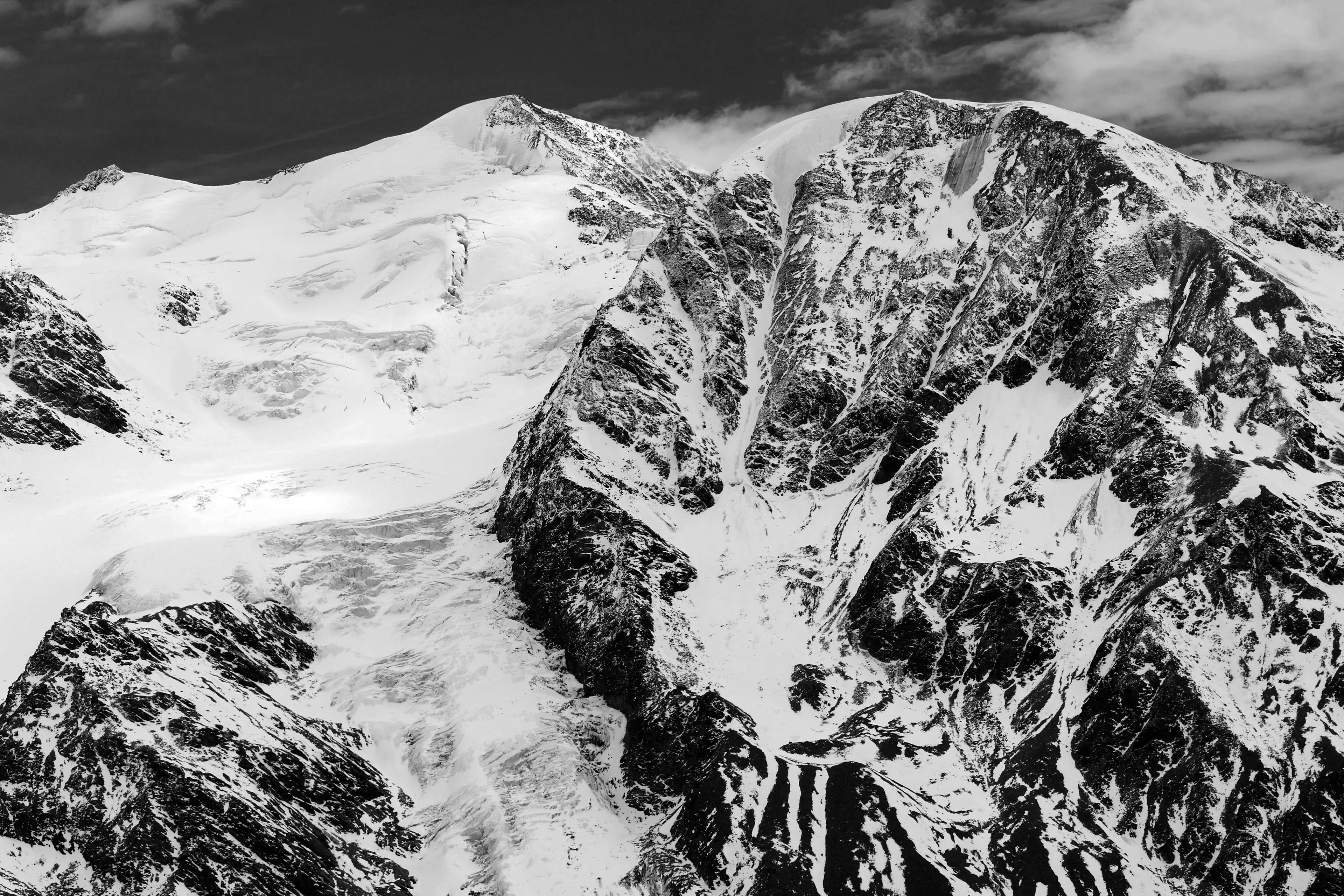 Cevedale glacier