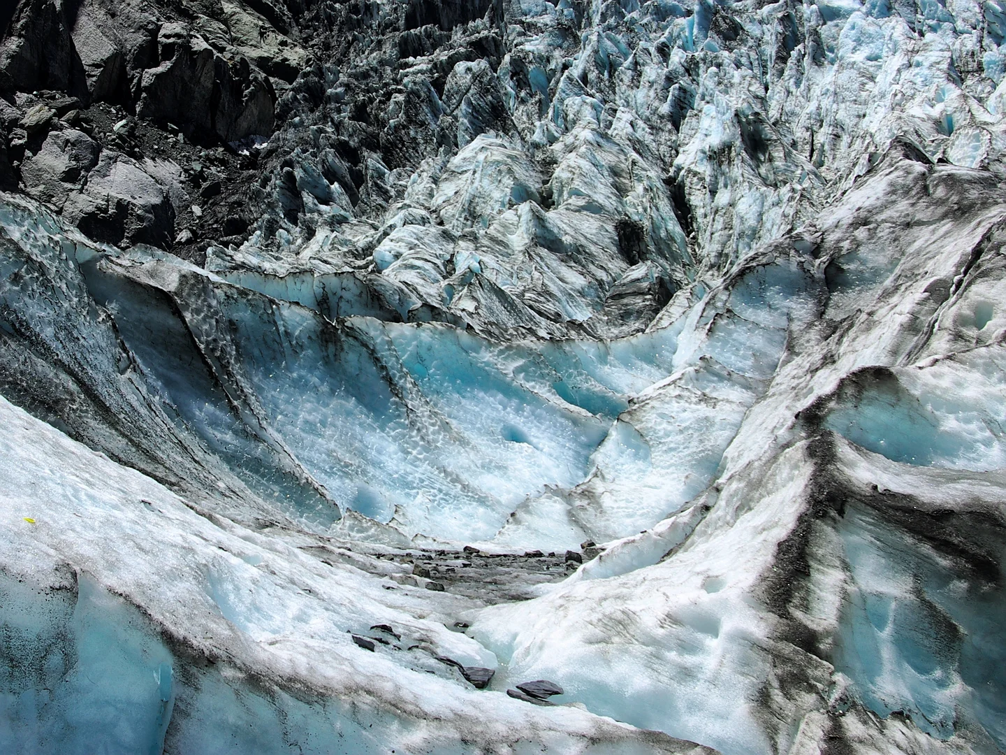 The edge of the Fox Glacier