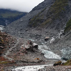 What remains of a glacier