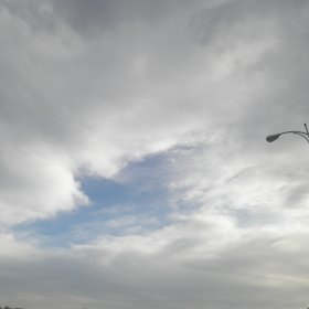 Eagle shape in Stratocumulus cloud