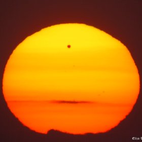 Transit of Venus over the Sun
