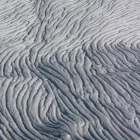 Snow melt pattern
