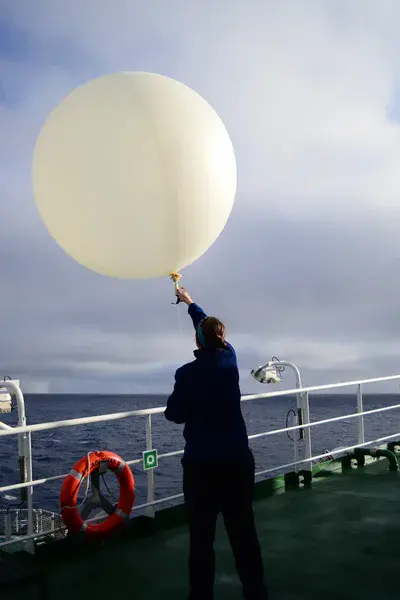 Fly away, weather balloon!