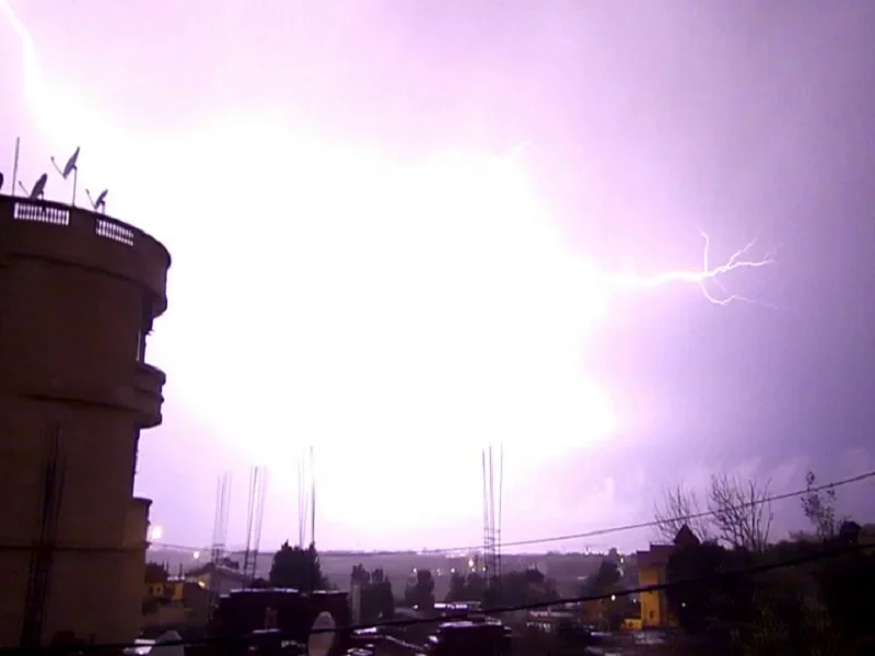 Lightning at its maximum