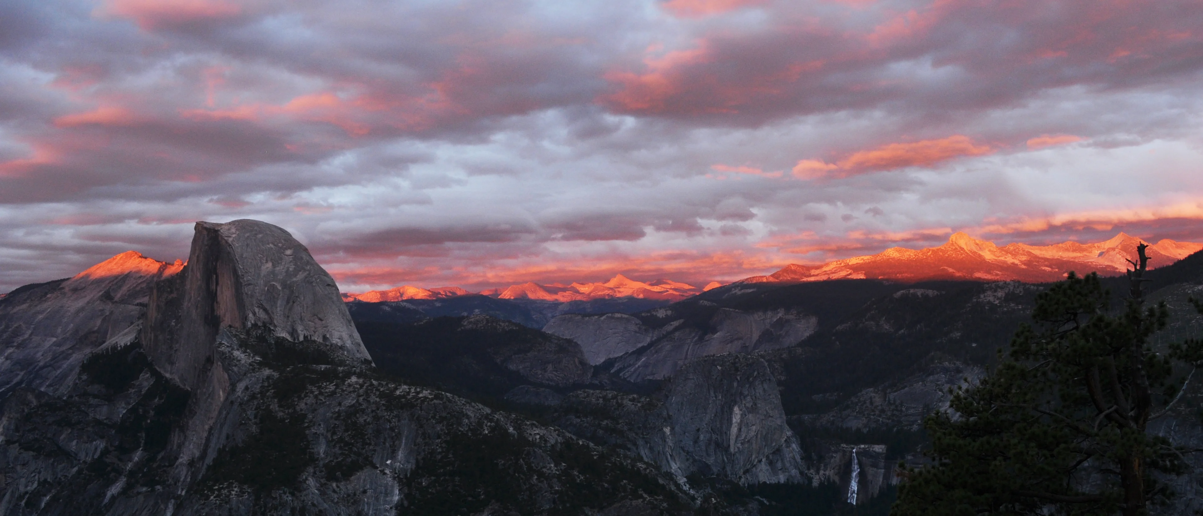 Half Dome at Sunset