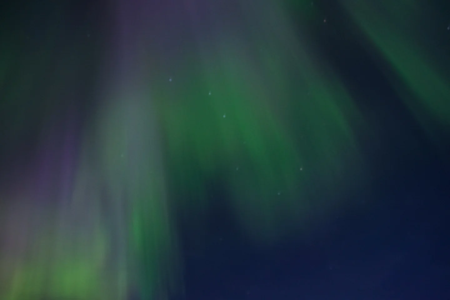 Aurora hiding big dipper