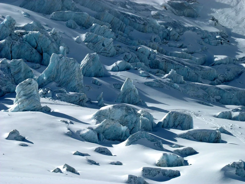 Bluesy glacier