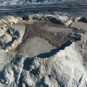Mud Volcanoes near Buzau, Romania