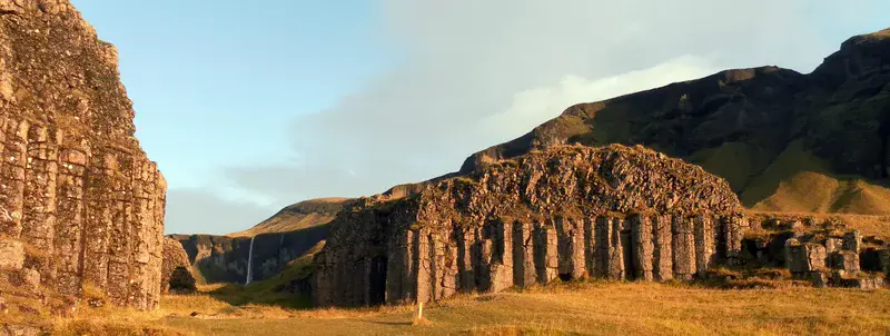 Columnar Basalt in Iceland