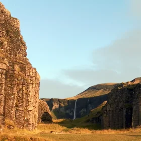 Columnar Basalt in Iceland