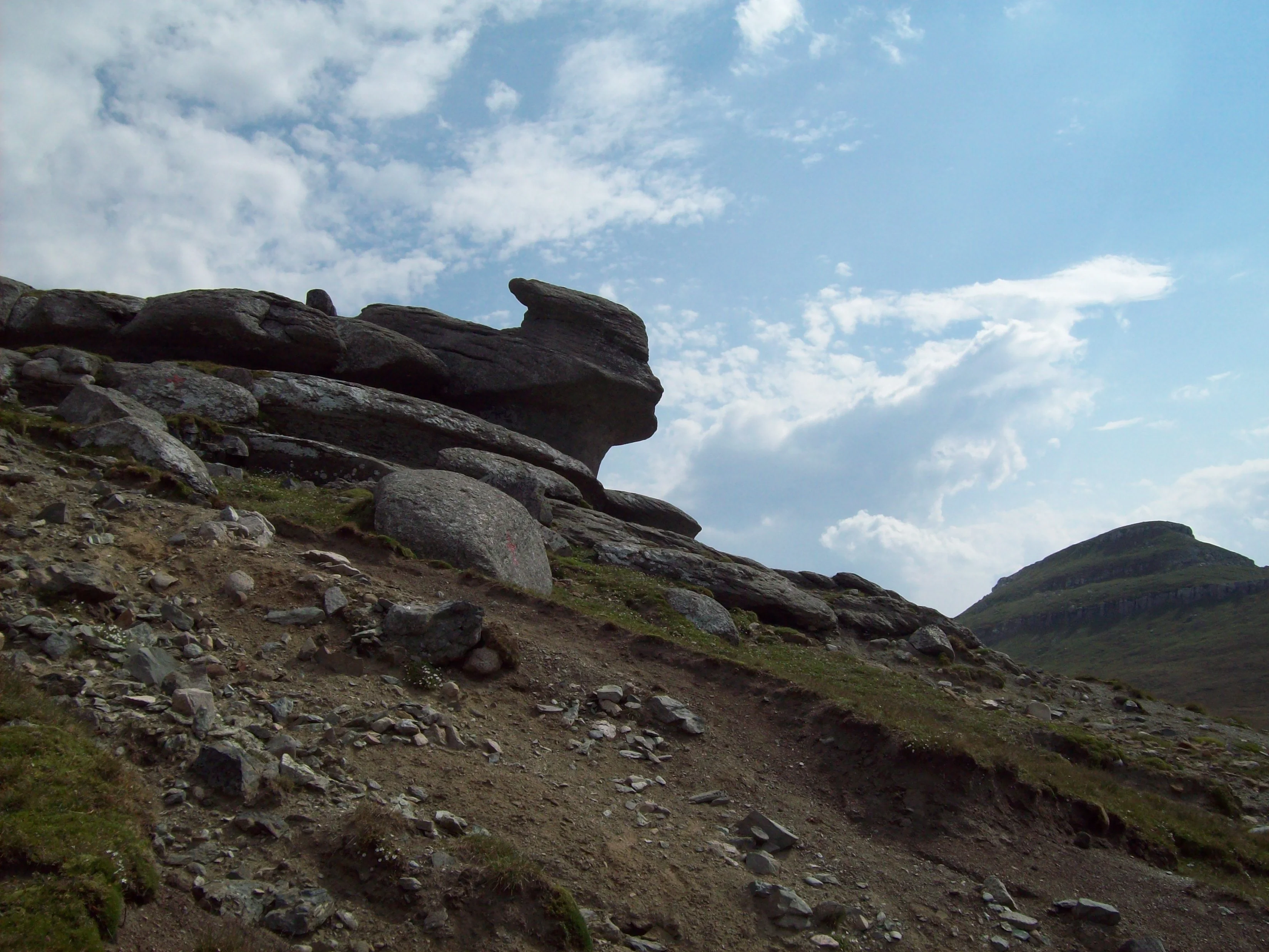 Darth Vader into the mountains