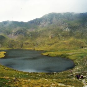 Ibón de Escalar, a glacial lake in the Pyrenees