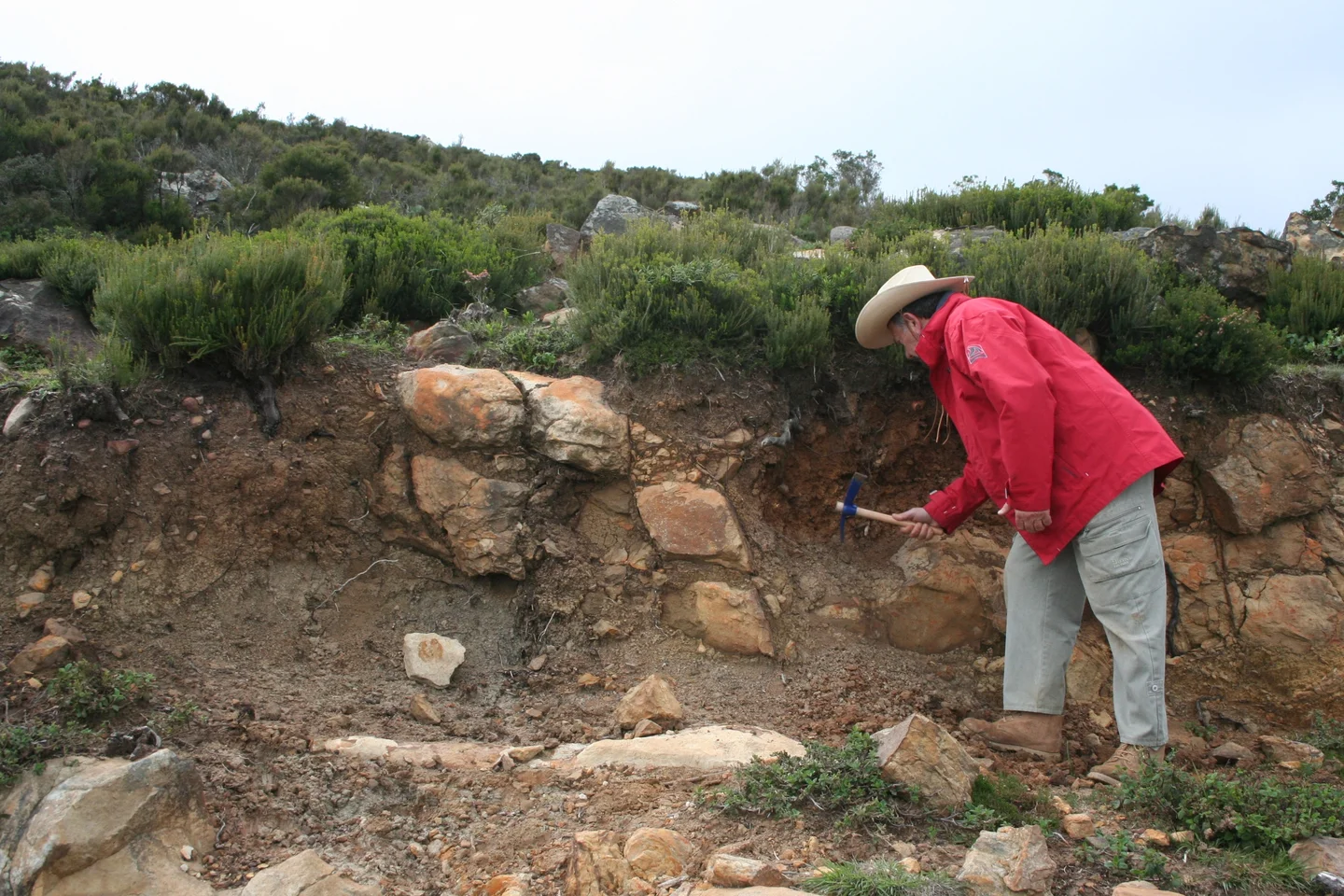 Soil scientists in action: Niko