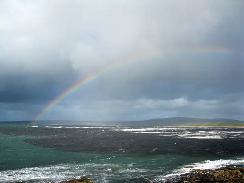 Rainbow over the Shannon Estuary