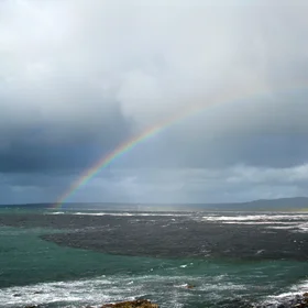 Rainbow over the Shannon Estuary