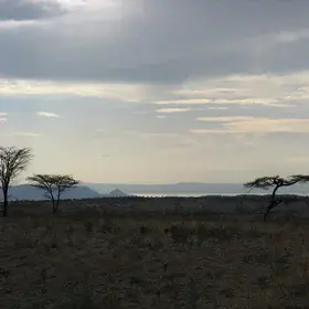 Evening view of Central Rift Valley lakes, Ethiopia