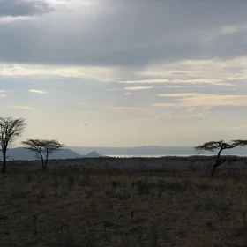 Evening view of Central Rift Valley lakes, Ethiopia