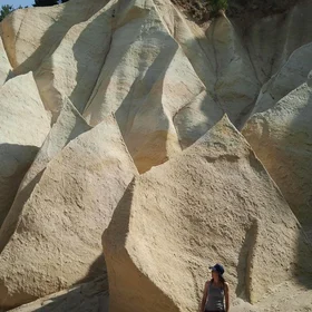 Badland in central Spain