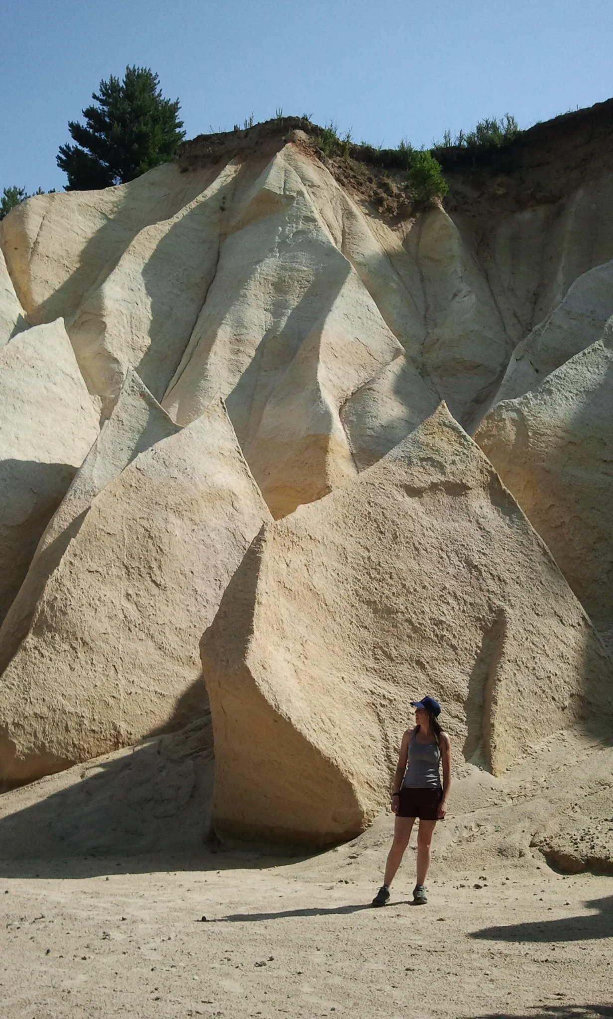 Badland in central Spain