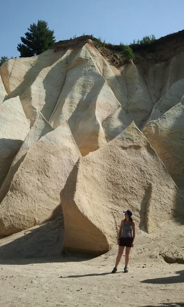 Badland in central Spain